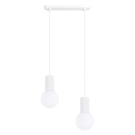 SOLLUX SL.1981 Lámpara Colgante Halo 2L Blanca