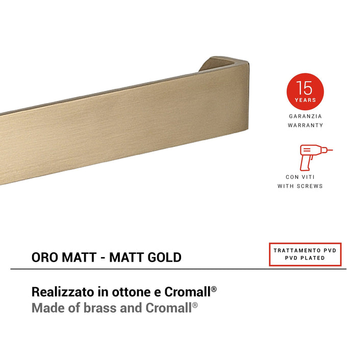 GEDY PI248800000 PIRENEI Portarrollo Oro Mate