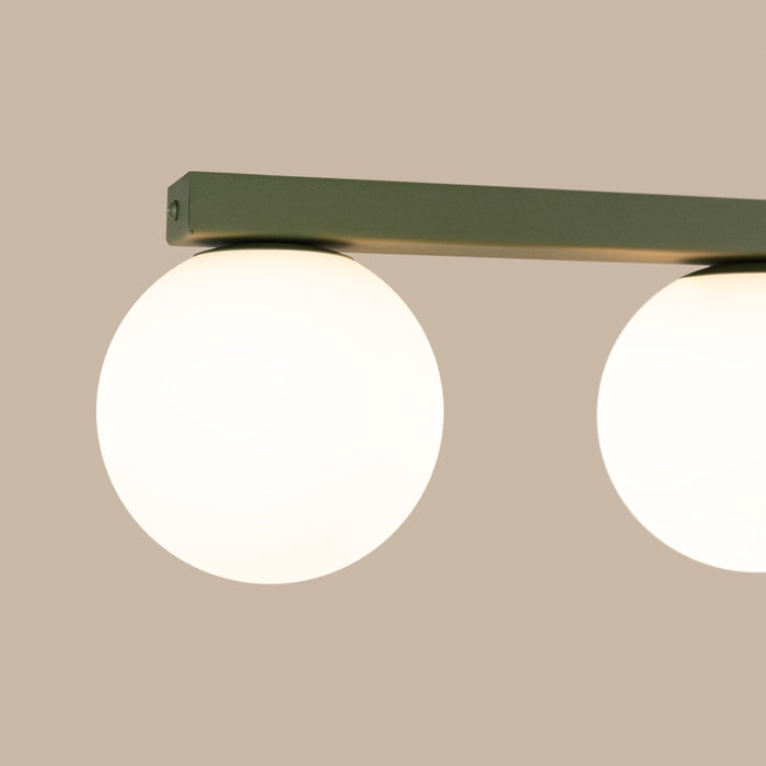 SOLLUX SL.2266 Plafón Yoli 6 Verde Oliva