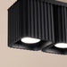 SOLLUX SL.3044 Lámpara De Techo Riff 2 Negra Gu10