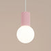 SOLLUX SL.2387 Lámpara Colgante Halo 1 Rosa