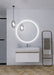 LEDIMEX BELG003/70 BELGICA Espejo LED Redondo Contorno Arenado Cromo 70 cm