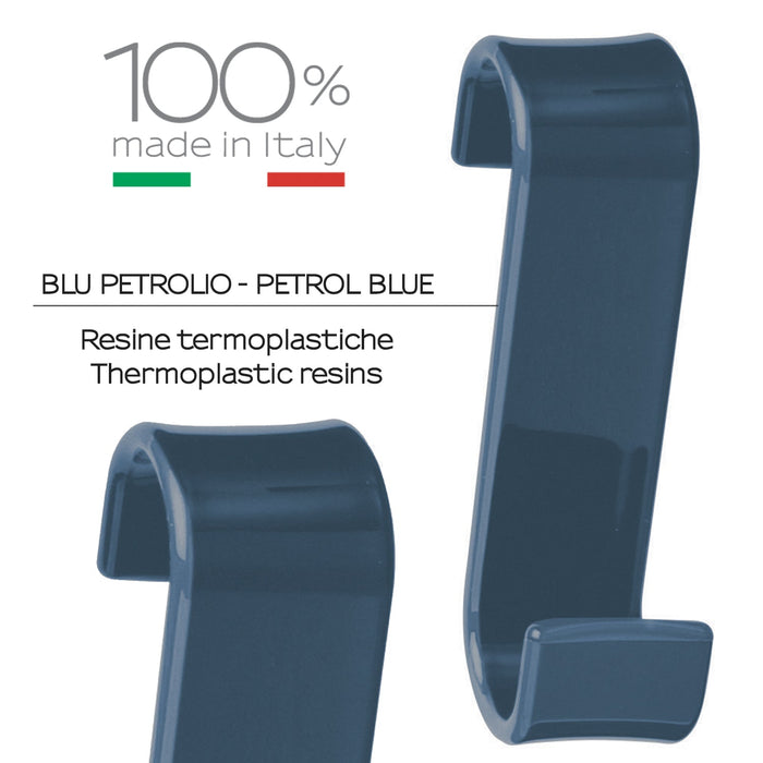GEDY 20256500900 MERLINO Percha Radiador Azul