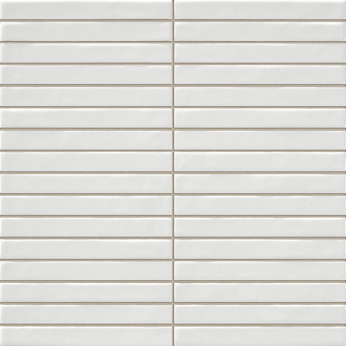 LA PLATERA PENCIL KROMO WHITE 35x35 Azulejo Pasta Blanca