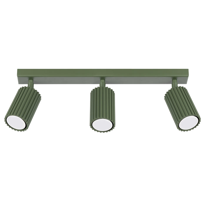 SOLLUX SL.1619 KARBON Lámpara De Techo 3l Verde Oliva