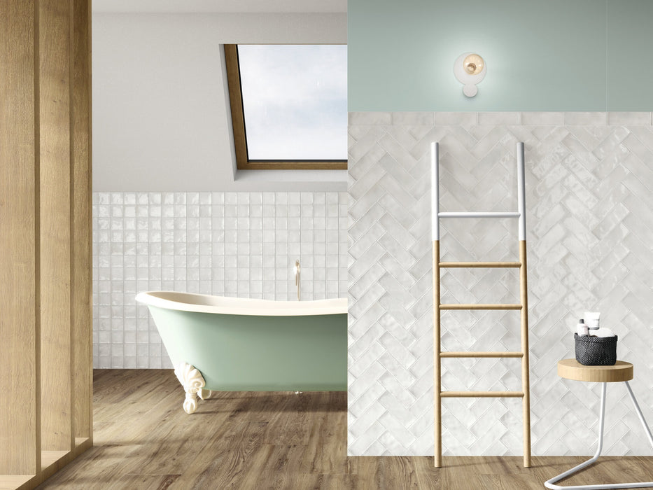 CARMEN A039211 SEVILLE SNOW 6,5x20 Azulejo Esmaltado