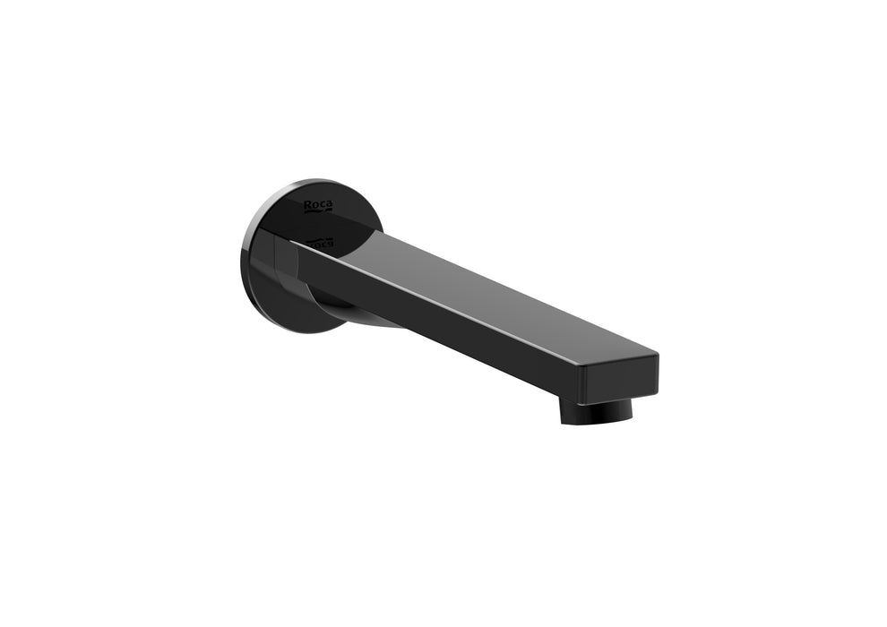 ROCA A5253089CN AQUA Square Caño de Pared para Bañera Negro Titanio
