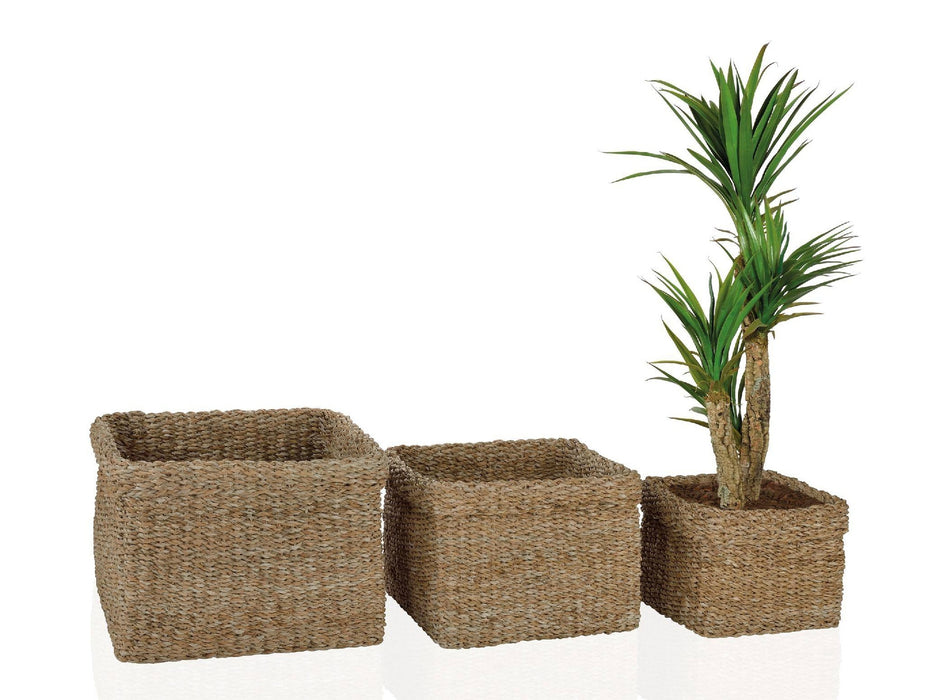 ANDREA HOUSE AX15194 Set 3 Maceteros Cuadrados