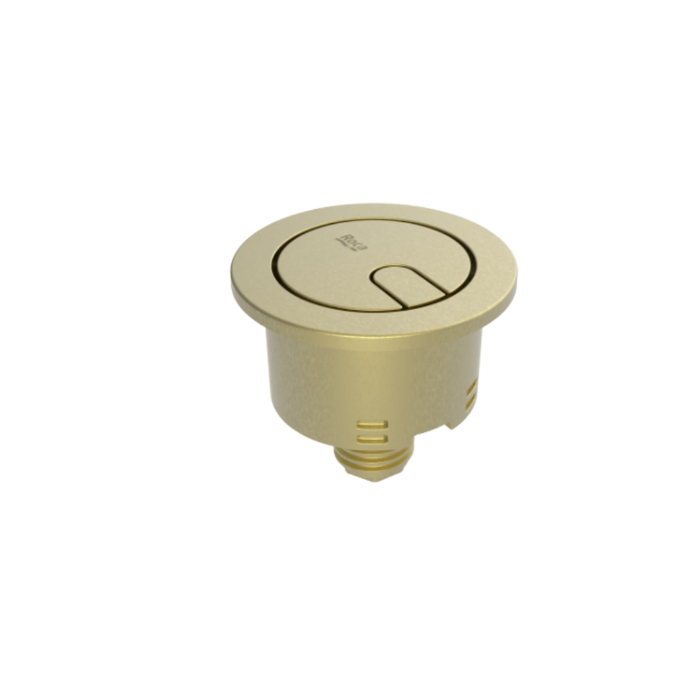 ROCA AH00112VAR Pulsador Doble Descarga Plus D8 Color Oro Cepillado