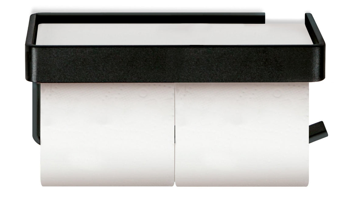 BELTRAN 11551 TURIN Portarrollo Doble Sin Defensa Negro/Blanco