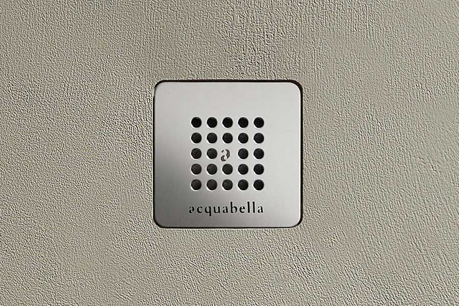 ACQUABELLA BASE Plato de Ducha Textura Beton Color Blanco