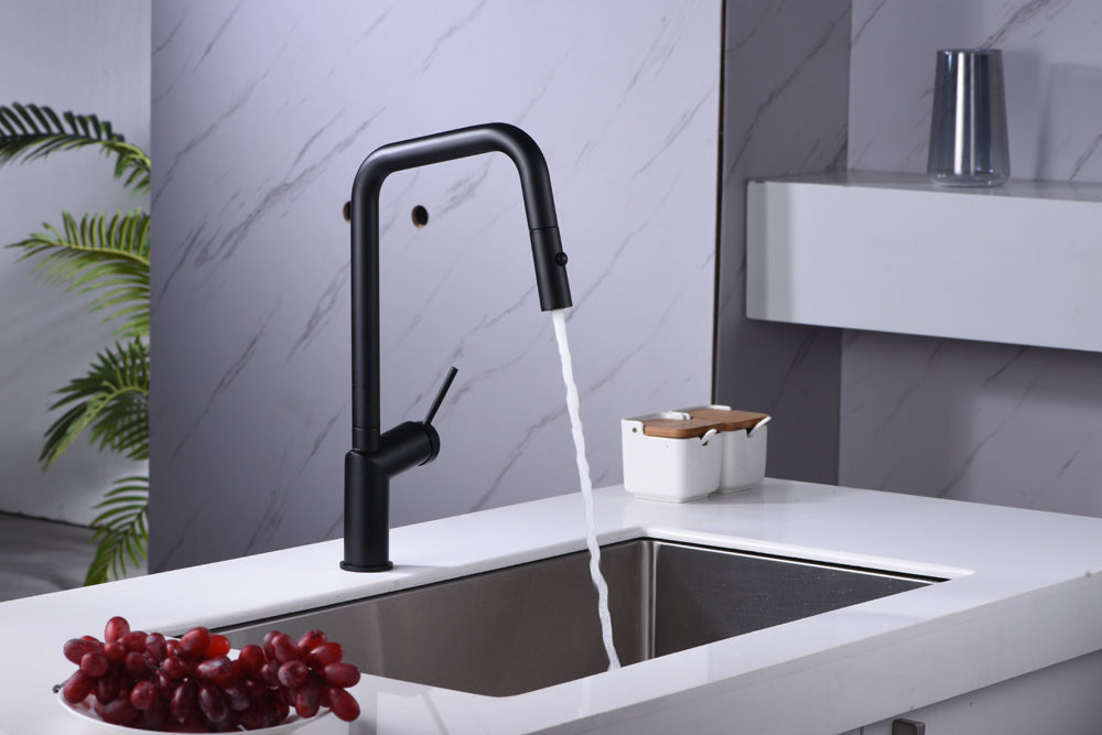 IMEX GCE024/NG BONN Grifería De Cocina Color Negro Mate