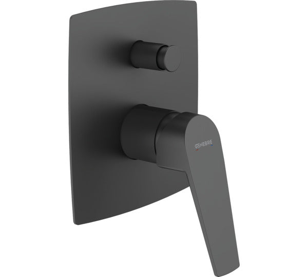GENEBRE 69116 34 41 66 KLOE Grifo Monomando De Ducha Empotrado 2Vías Negro