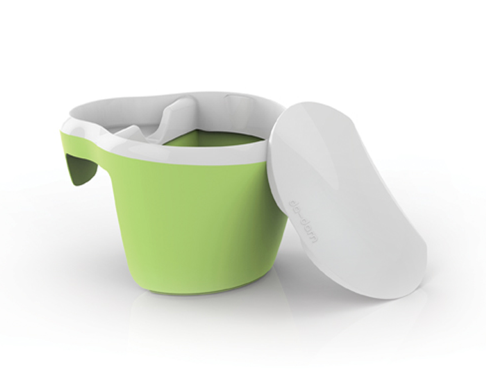 GEDY DD056000900 DA DAM Porta-Objetos Baño Blanco Verde