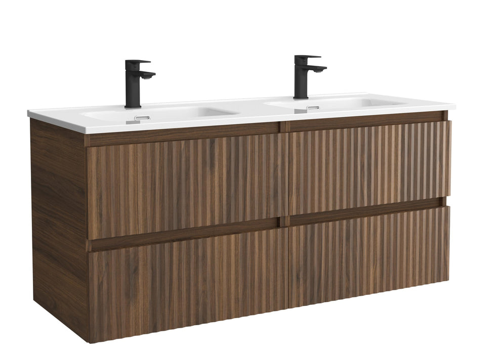 SALGAR 121747 KIRA Mueble+Lavabo IBON 120cm Nogal
