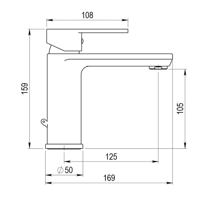 PRESTO 2155000 ZIP PLUS 2.0 Grifo Monomando Lavabo Cromo