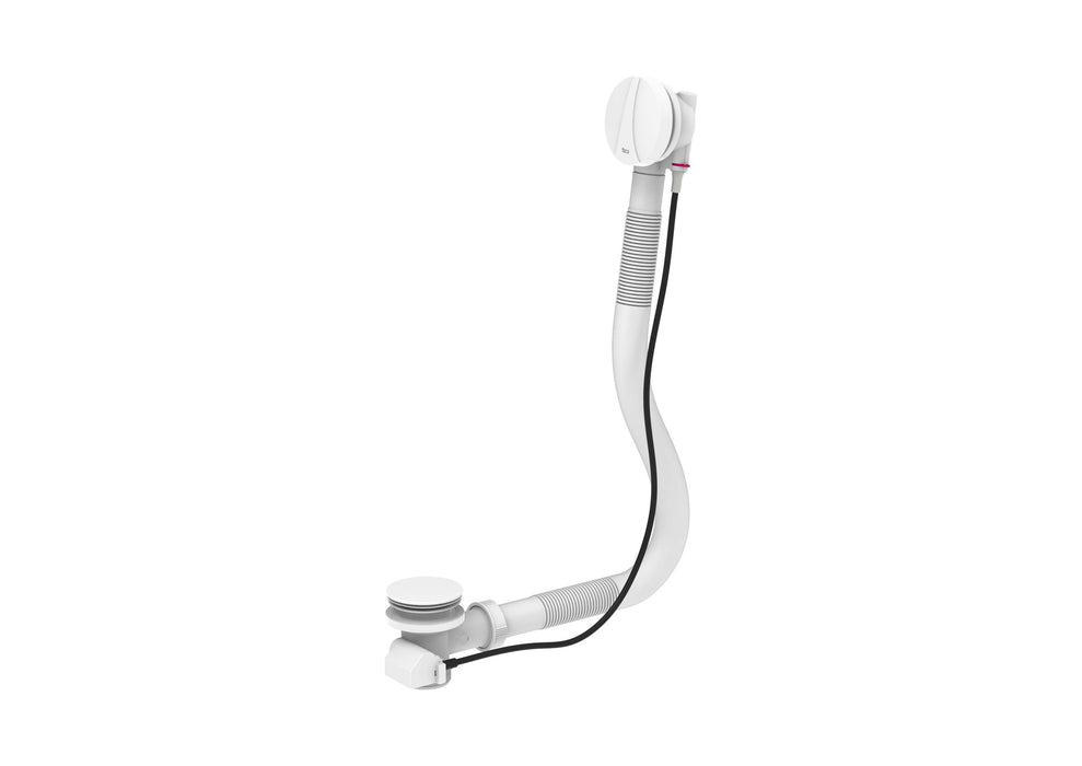 ROCA A50640470A AQUA Conjunto Desagüe Automático Ø 52 Mm para Bañeras Sin Sifón Blanco Brillo