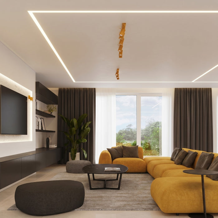 SOLLUX SL.2187 Plafón RING 4L amarillo