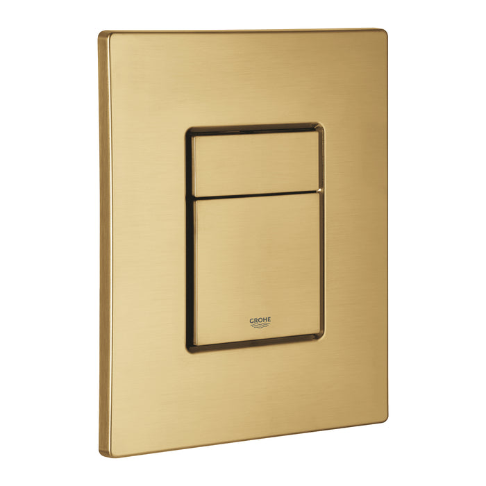 GROHE 38 732 GN0 SKATE COSMOPOLITAN Escudo Placa de Accionamiento Color Oro Cepillado