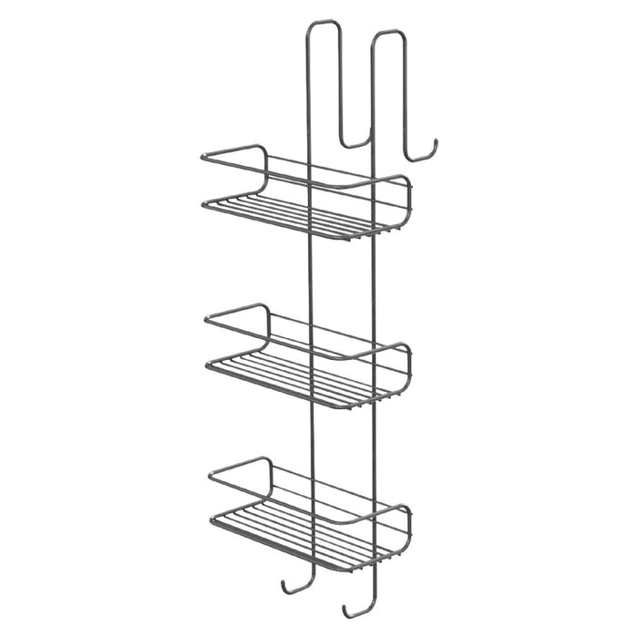 GEDY 24861300900 Portaobjetos Triple para Colgar Cromo
