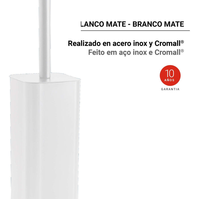 GEDY TO340200100 TONGA Escobillero Blanco Mate