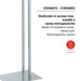 GEDY 13311300000 FELIX Toallero y Columna De Pie Cromo