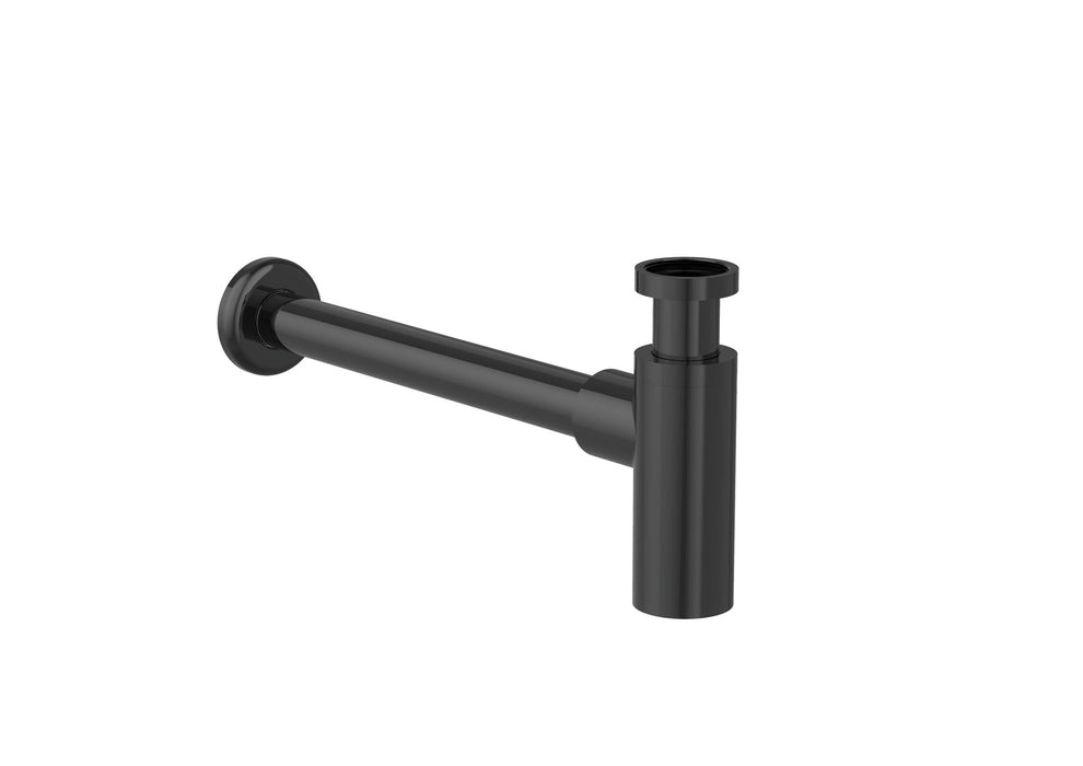 ROCA A5064070CN AQUA Basic Sifón Mural Cilíndrico de 1 1/4" Lavabo Tubo de 300 Mm Negro Titanio