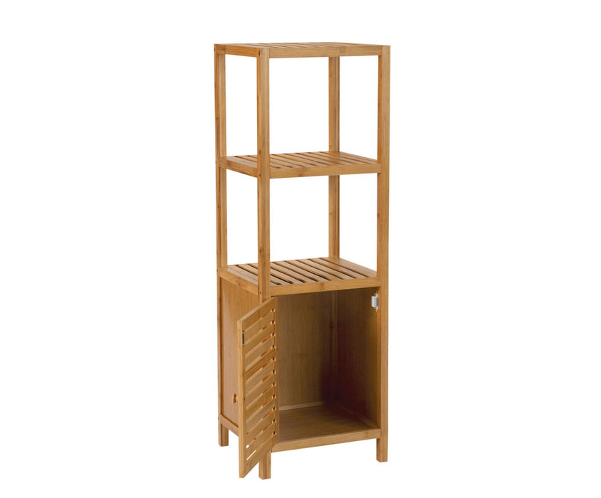 ANDREA HOUSE BA73110 Armario de baño de bambú nórdico 110 cm