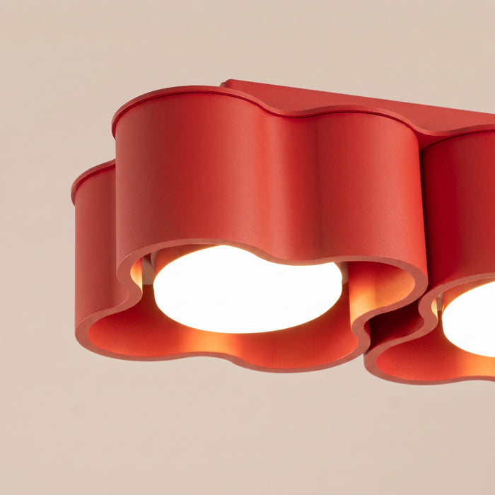 SOLLUX SL.3383 Lámpara De Techo Ovio 2 Roja Gx53