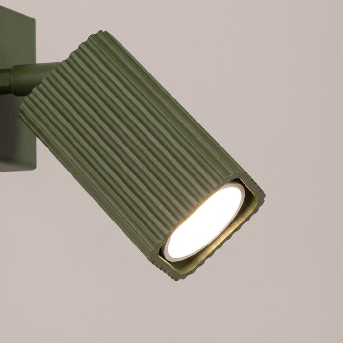 SOLLUX SL.3175 Lámpara De Pared Rayo Verde Oliva Con Interruptor