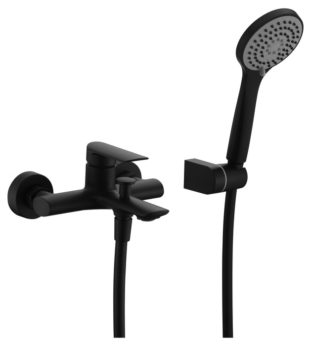 IMEX BDG040-4NG URAL Grifo de Baño/Ducha Negro Mate