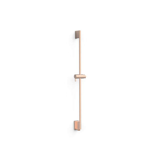 TRES 03493199OPM Barra Deslizante para Ducha con Toma De Agua A Pared Color Oro Rosa Mate