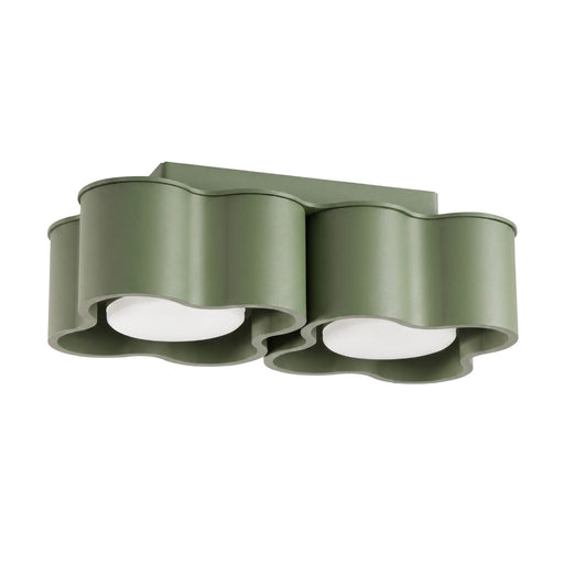 SOLLUX SL.3348 Lámpara De Techo Ovio 2 Verde Oliva Gx53
