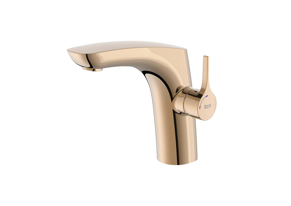 ROCA A5A3B3ARG0 INSIGNIA Grifo Monomando Lavabo con Cold Start Oro Rosa