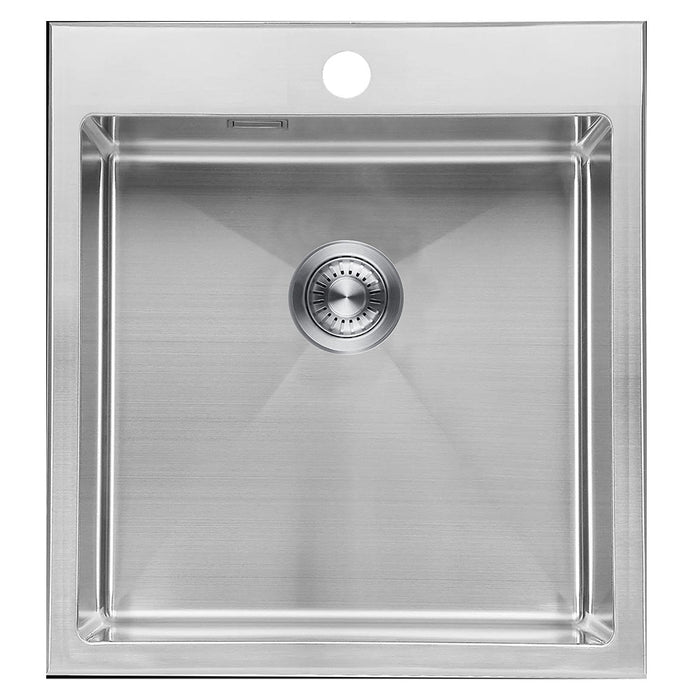 LLAVISAN L509414 SOLAPA Fregadero 40x40 Acero Cepillado