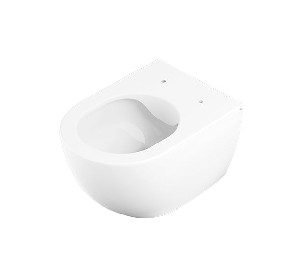 OLI 888231+888360 LAKE Inodoro Suspendido Rimless con Asiento Fijaciones Ocultas Blanco