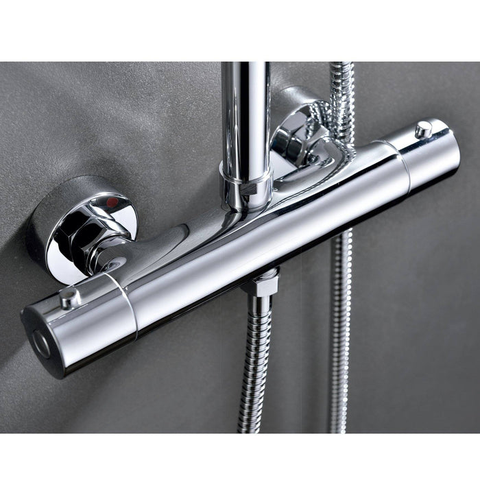 IMEX BTL011 LONDRES Grifo Termostático Conjunto de Ducha Telescópico