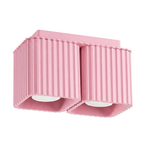 SOLLUX SL.3100 Lámpara De Techo Riff 2 Rosa Gu10