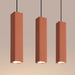 SOLLUX SL.3198 Lámpara Colgante Rayo 3L Ocre Rojo