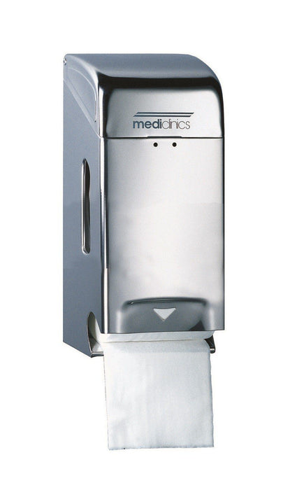 MEDICLINICS PR0784CS Dispensador Papel 2 Rollos Inox Satinado