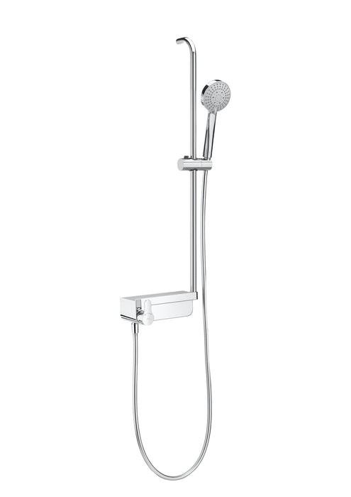 ROCA A5A9A88C00 DECK M Columna de Ducha Monomando con Repisa Cromo