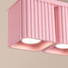 SOLLUX SL.3100 Lámpara De Techo Riff 2 Rosa Gu10