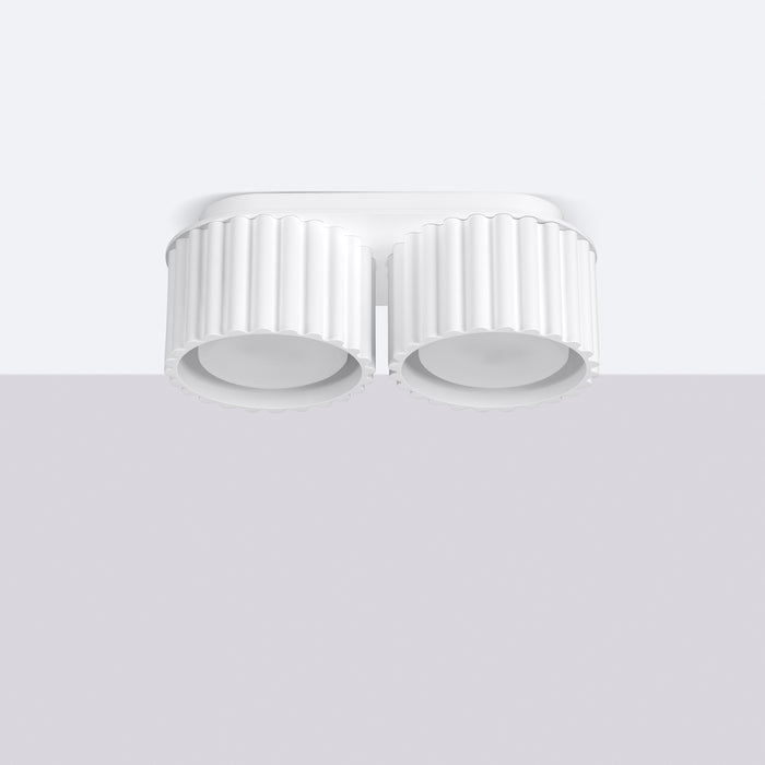 SOLLUX SL.1783 AURA Lámpara De Techo 2 Blanca Gx53