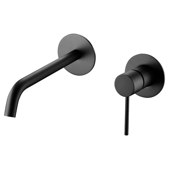 IMEX GLIS045/NG MILOS STICK Grifo de Lavabo Empotrado Negro Mate