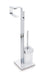 BELTRAN 20043 MILAN Escobillero Portarrollo Cromo B/Cromo