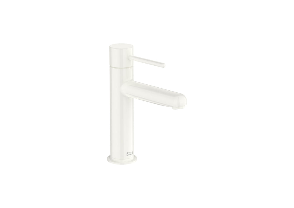 ROCA A5A323FP30 NU Grifo Monomando Lavabo Cold Start Maneta Pin Blanco Brillo