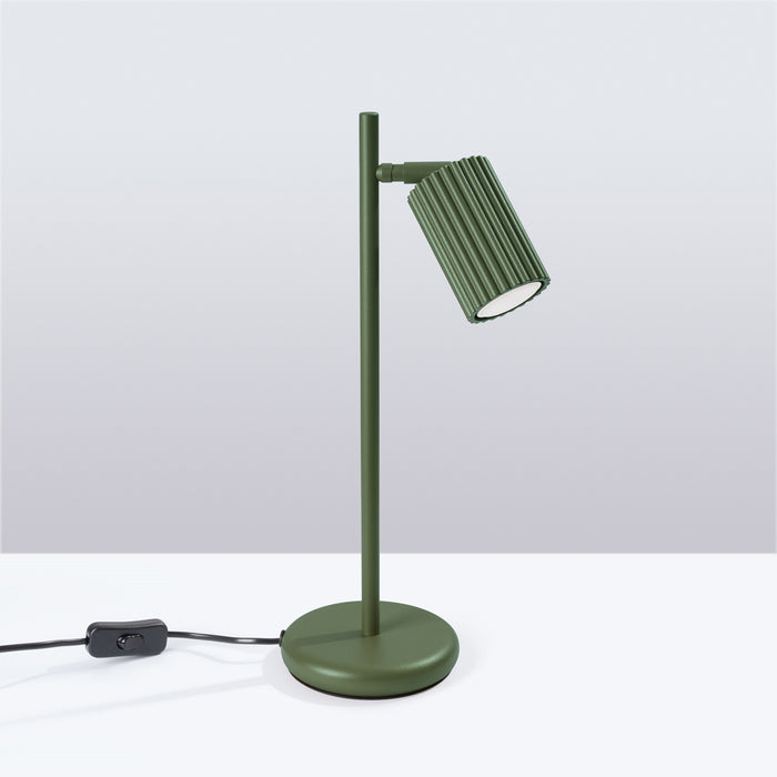 SOLLUX SL.1624 KARBON Lámpara De Mesa Verde Oliva