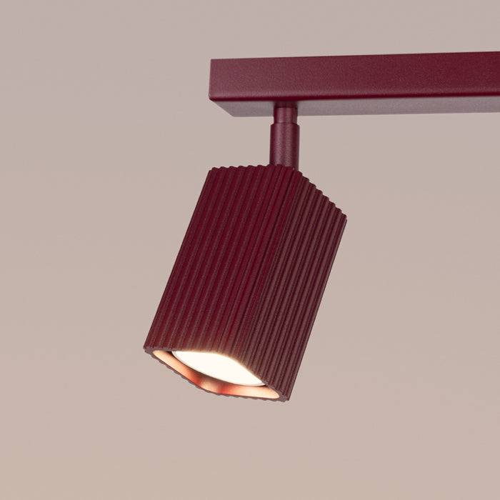 SOLLUX SL.3224 Lámpara De Techo Rayo 6L Burdeos