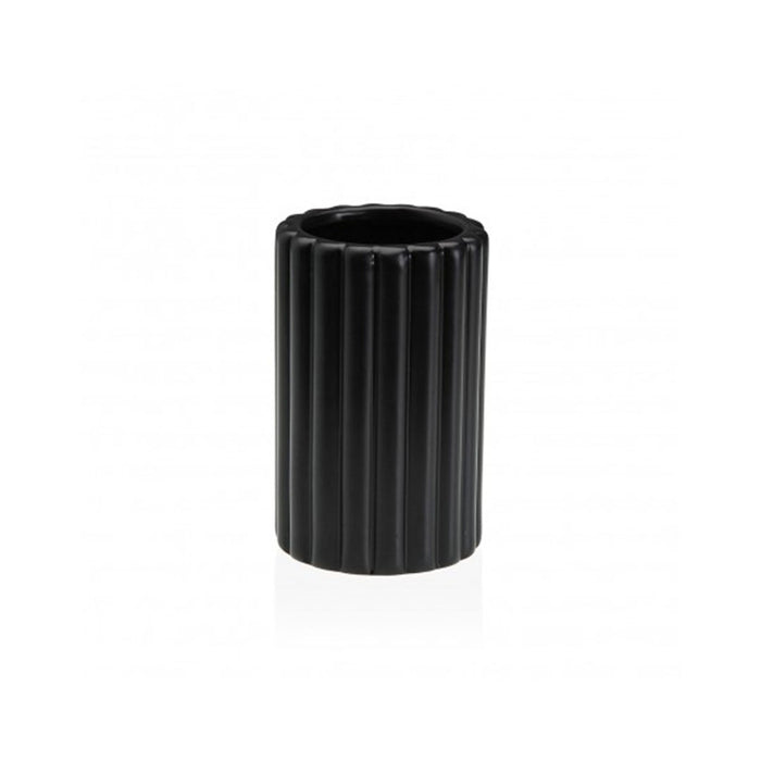 ARCOBAÑ FCTANGERN  Lote Dispensador/dosificador Jabón + Vaso Tanger Negro