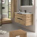 SALGAR LENI Mueble+Lavabo IBON Color Roble